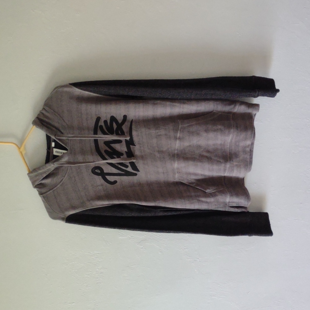 Vans Gray and Black Hoodie
